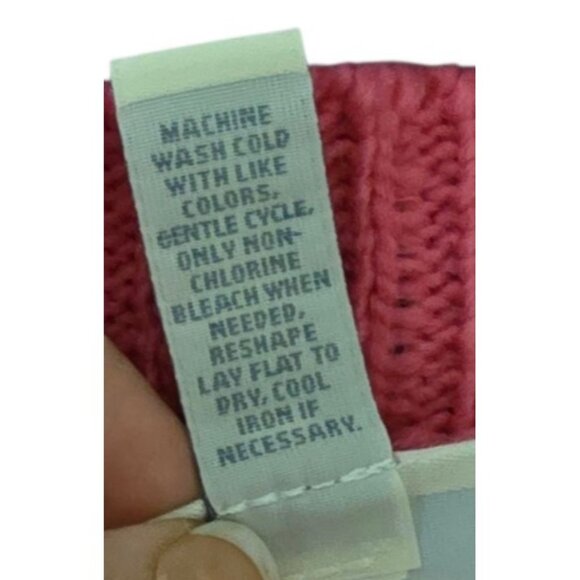 St Johns Bay Retro Pullover Sweater Womens Size 2XL Pink - Picture 7 of 7